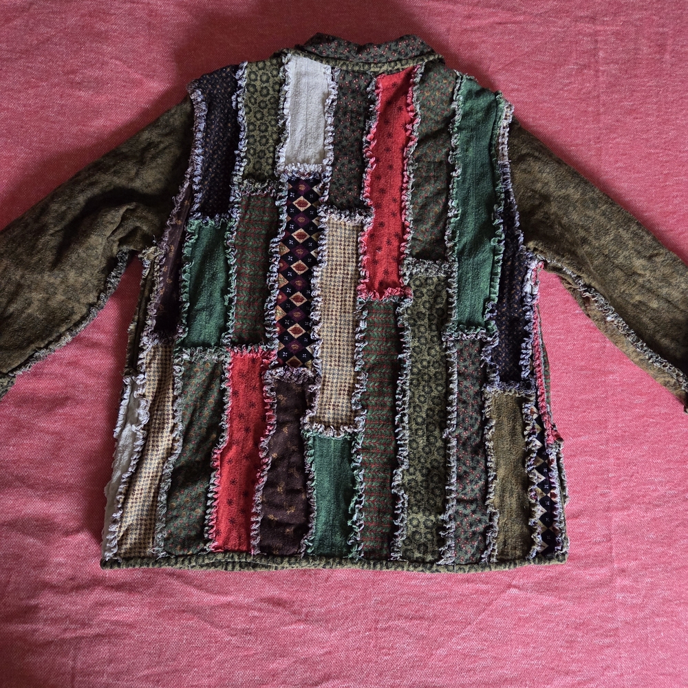 Source Unknown Multicolor Patchwork Jacket - Picture 6 of 9